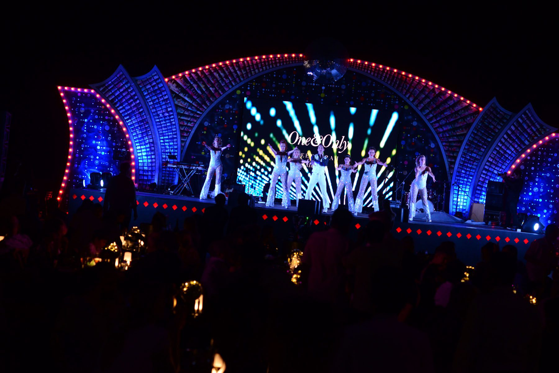 Maldives stage show for christmas