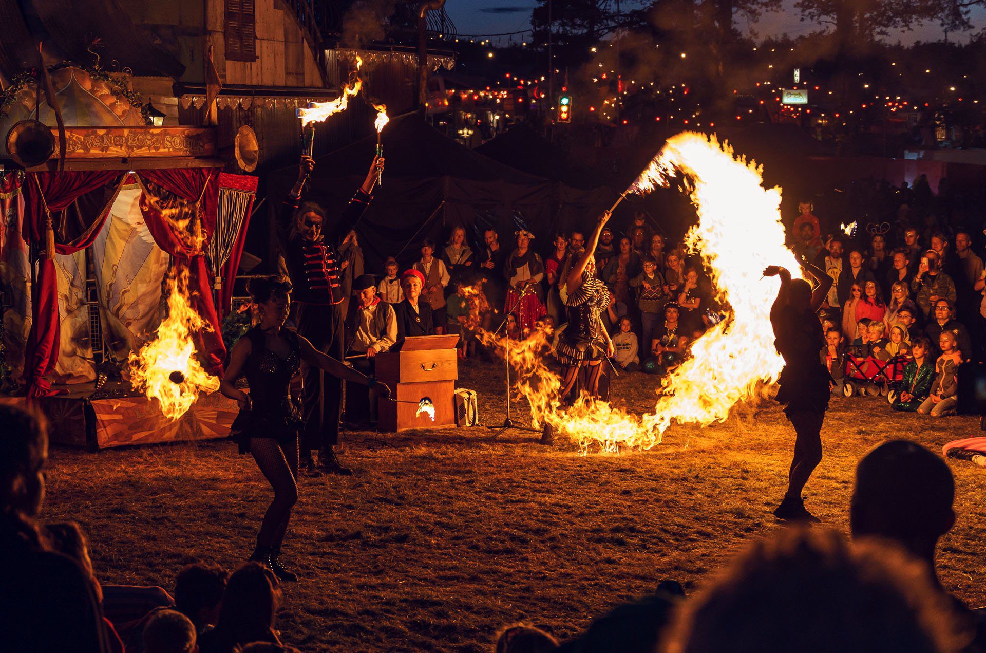 circus fire show festival