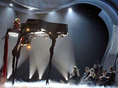 Area 51 Lady Gaga Giant Piano
