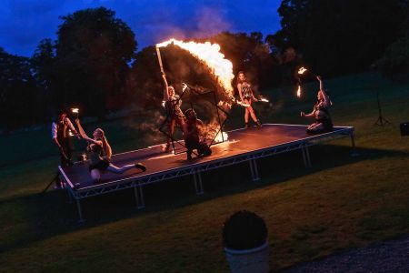 choreographed fire shows