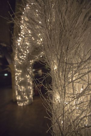 Christmas Twig Lights Decor Goth