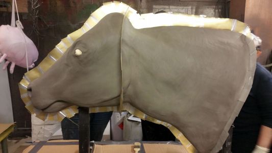 Cow Prop Being Made