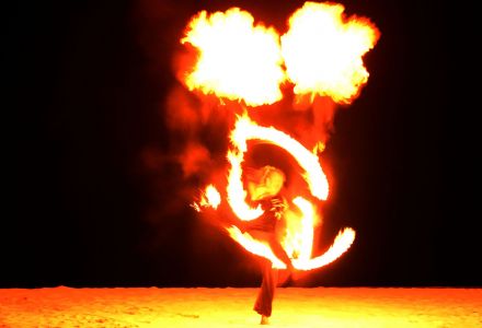 Fire Performer Maldives
