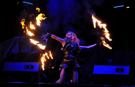 Fire Performer Ricoh Arena