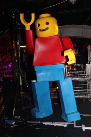 Giant Lego Man Dancer