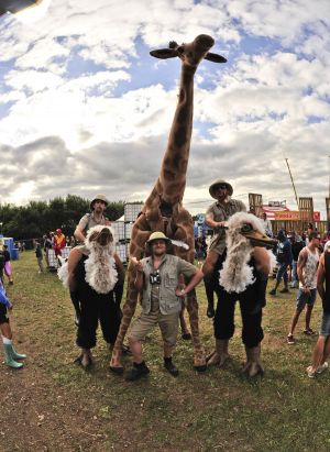 Giraffe And Ostrich Costumes
