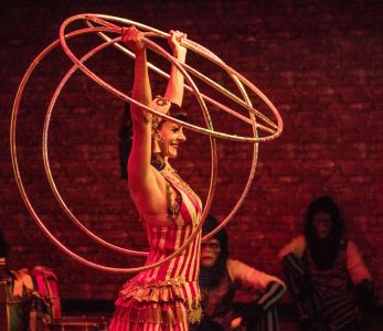 hula hoop circus show