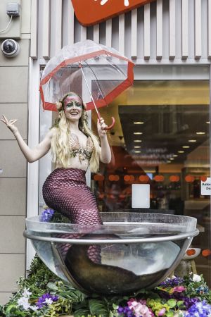 Mermaid In Champagne Glass