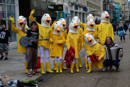 Street Entertainers Ducks