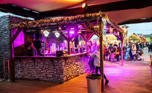 swiss alpine bar decor
