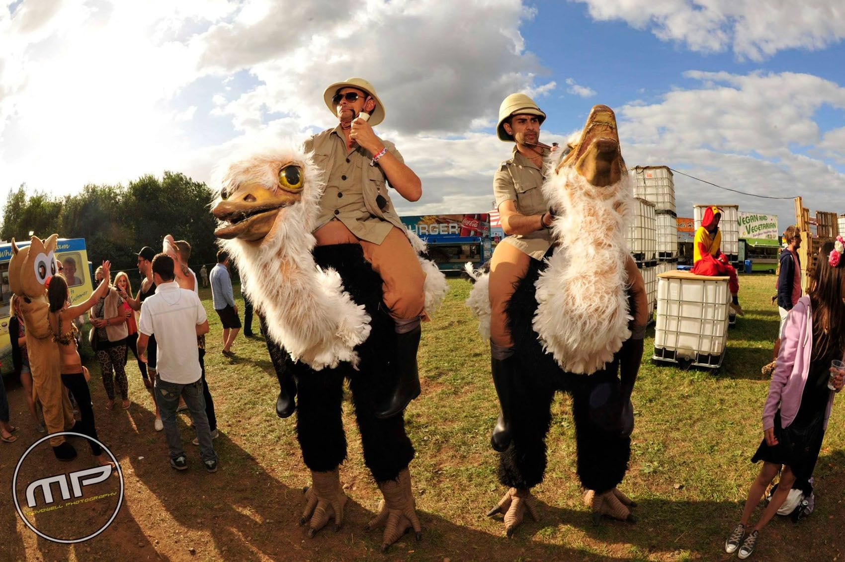 ostrich riders